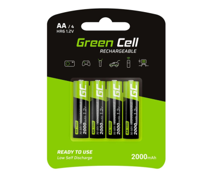 Bateria lub akumulatorek Green Cell 4x AA HR6 2000mAh GR02
